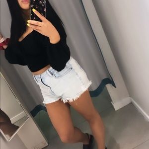 American Eagle high waisted shorts